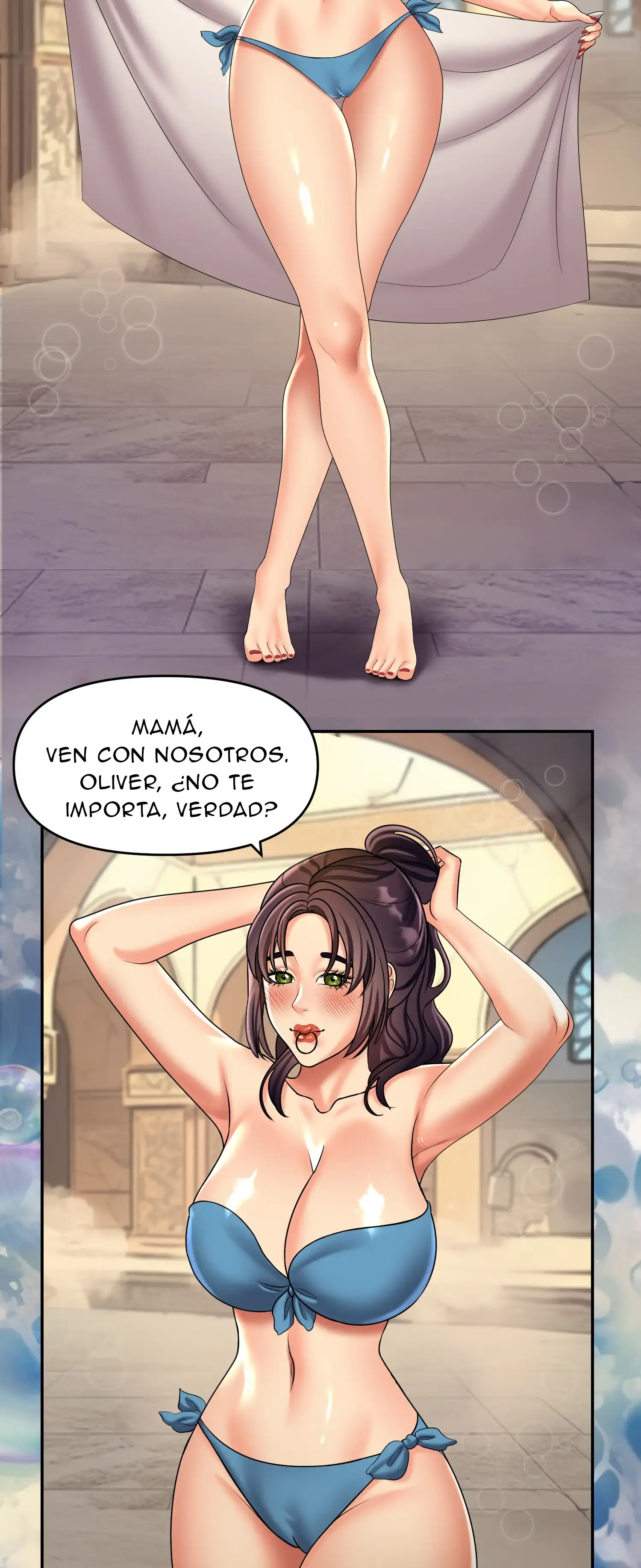Luna de miel con mi suegra (Sin censura) Capítulo 11 - Página 22