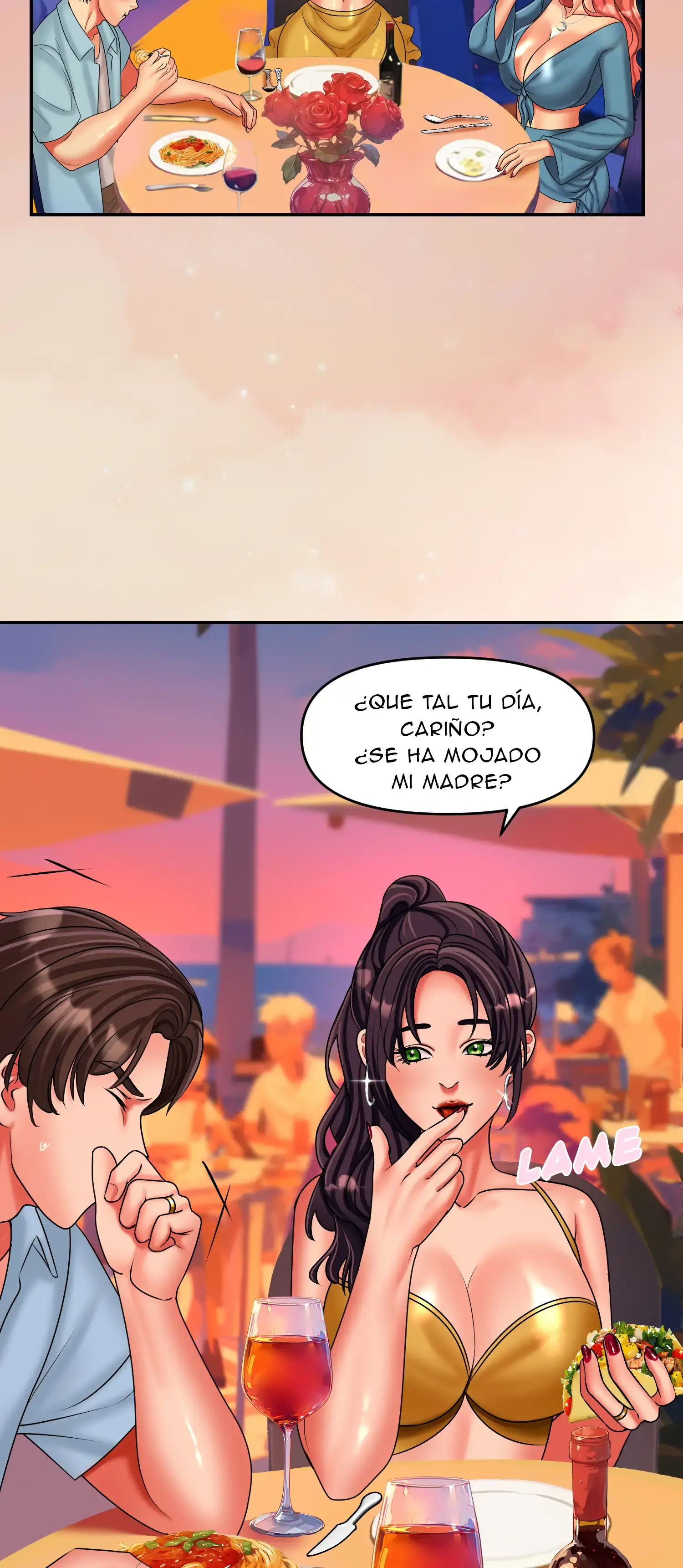Luna de miel con mi suegra (Sin censura) Capítulo 5 - Página 34