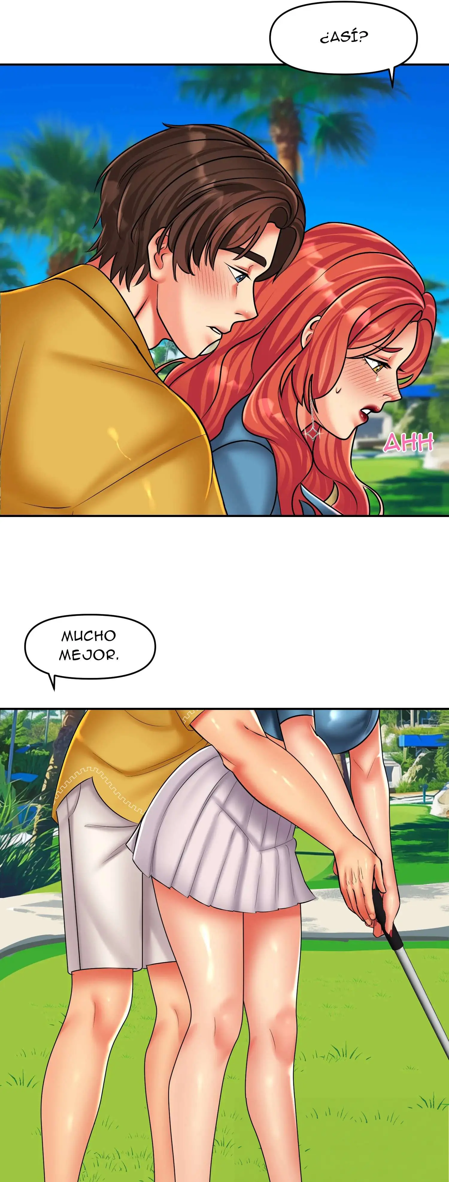 Luna de miel con mi suegra (Sin censura) Capítulo 7 - Página 36