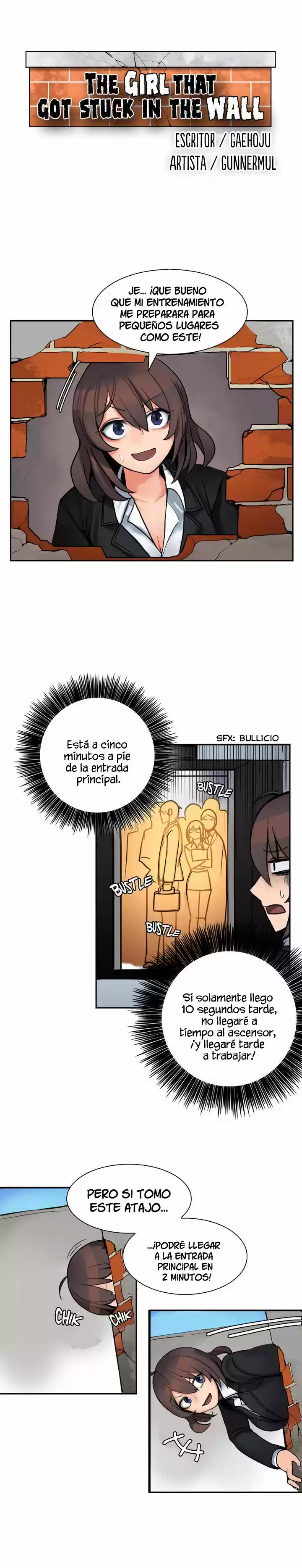 The Girl That Got Stuck In The Wall Capítulo 1 - Página 5