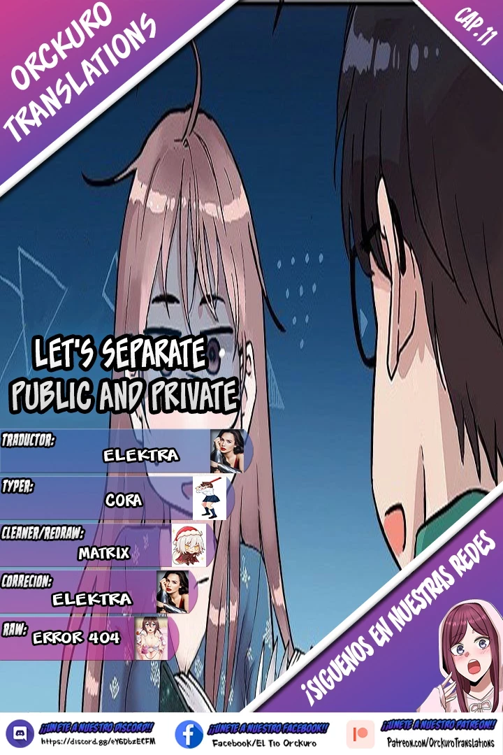 Separemos lo público de lo privado Capítulo 11 - Página 1