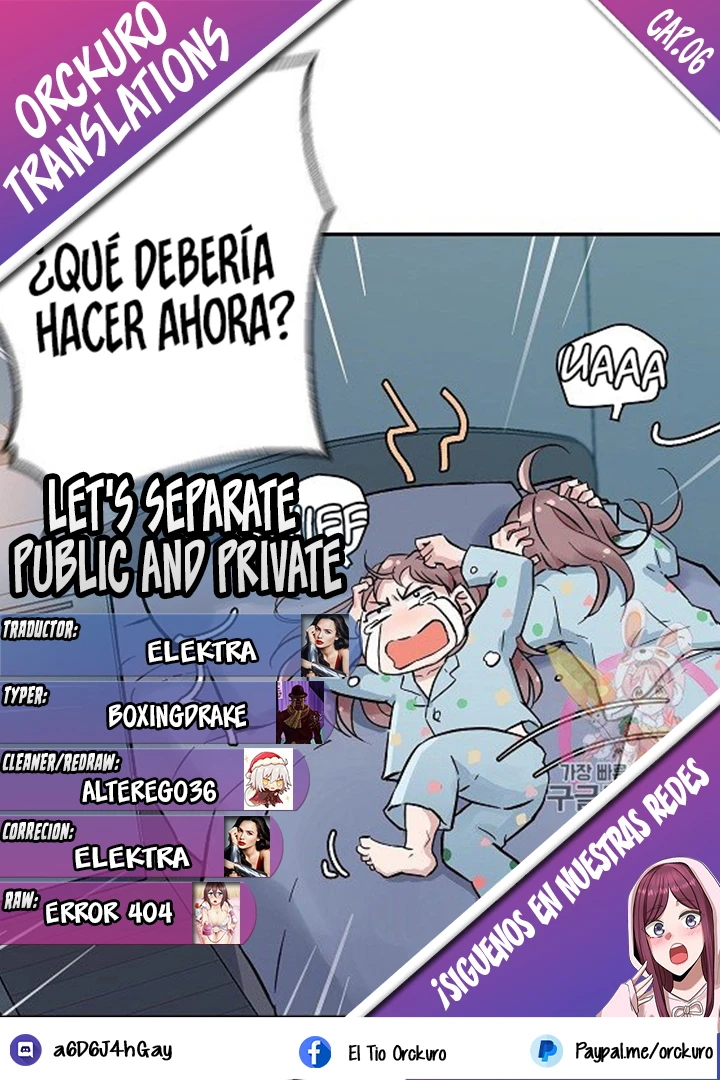 Separemos lo público de lo privado Capítulo 6 - Página 1