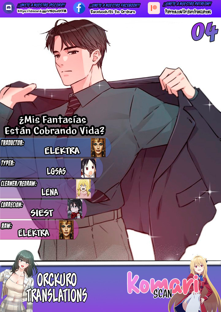 ¿MIS FANTASÍAS ESTÁN COBRANDO VIDA? Capítulo 4 - Página 1