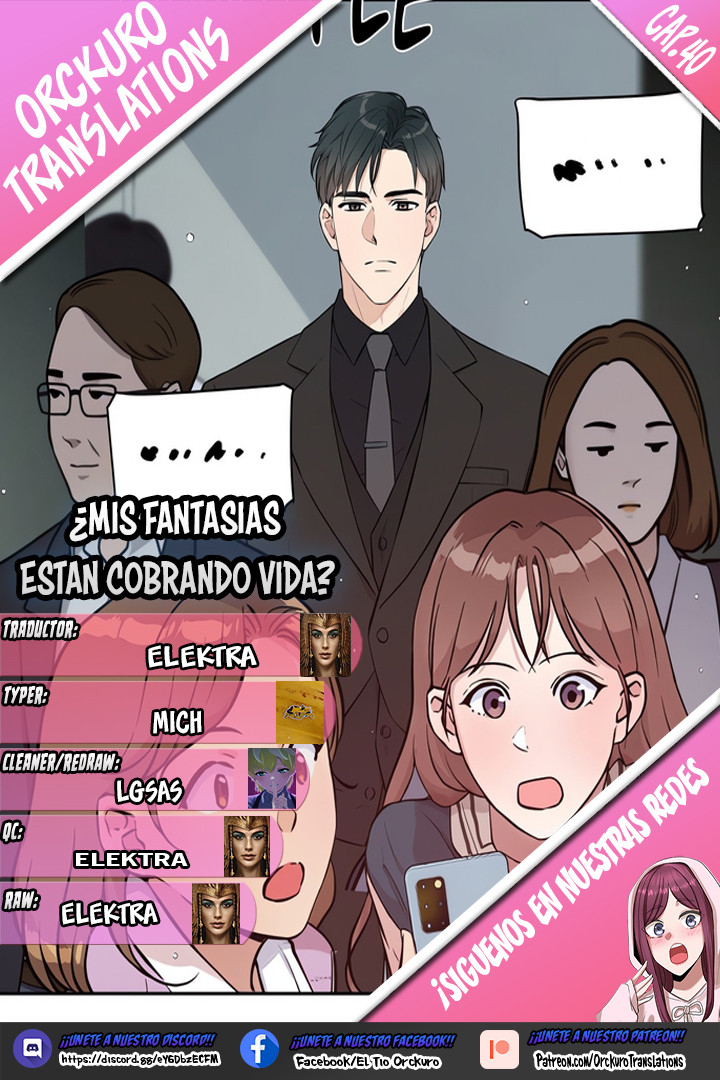 ¿MIS FANTASÍAS ESTÁN COBRANDO VIDA? Capítulo 40 - Página 1