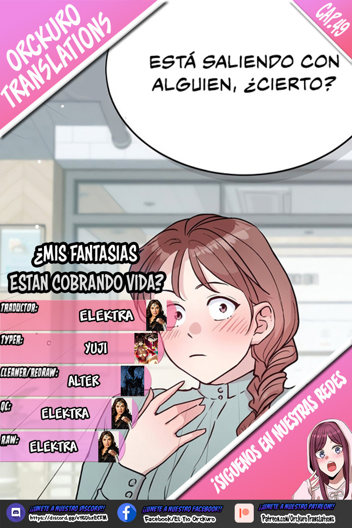 ¿MIS FANTASÍAS ESTÁN COBRANDO VIDA? Capítulo 49 - Página 1