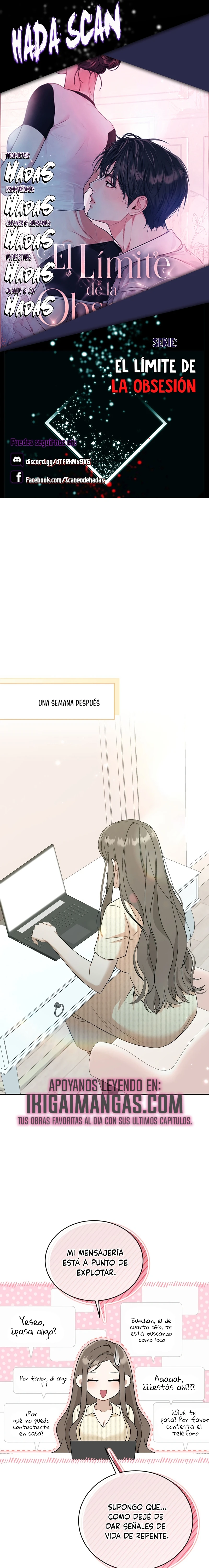 El Límite de la Obsesión Capítulo 6 - Página 1
