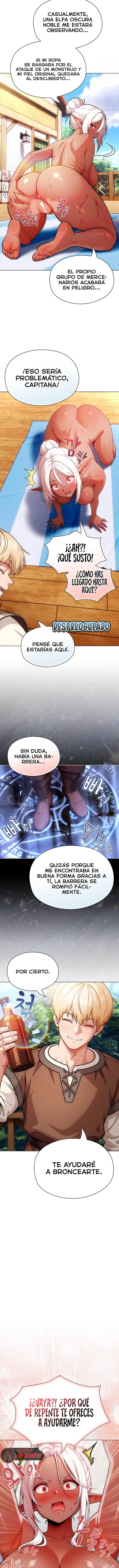 ¡Ella Finge Ser Una Elfa Oscura! Capítulo 3 - Página 7