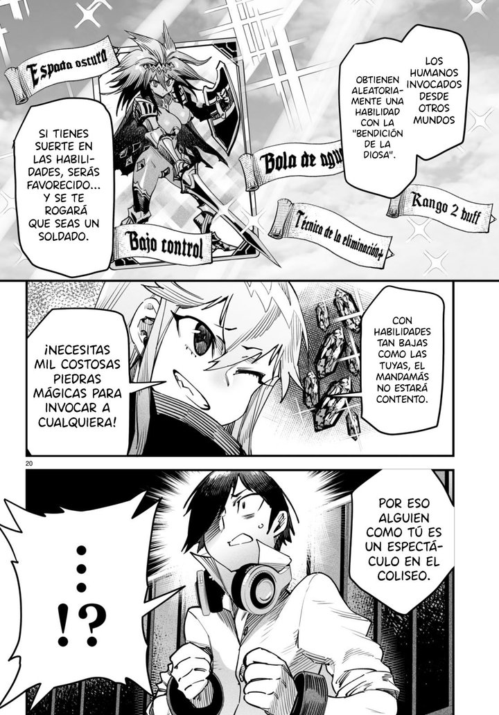 REENCARNADO EN UN COLISEO ~Utilizando la habilidad más débil para derrotar a las mujeres más fuertes y crear un harem de esclavas~ Capítulo 1 - Página 24