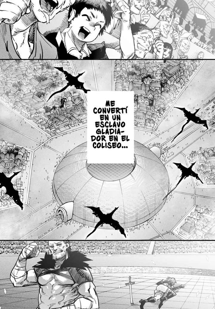 REENCARNADO EN UN COLISEO ~Utilizando la habilidad más débil para derrotar a las mujeres más fuertes y crear un harem de esclavas~ Capítulo 1 - Página 5