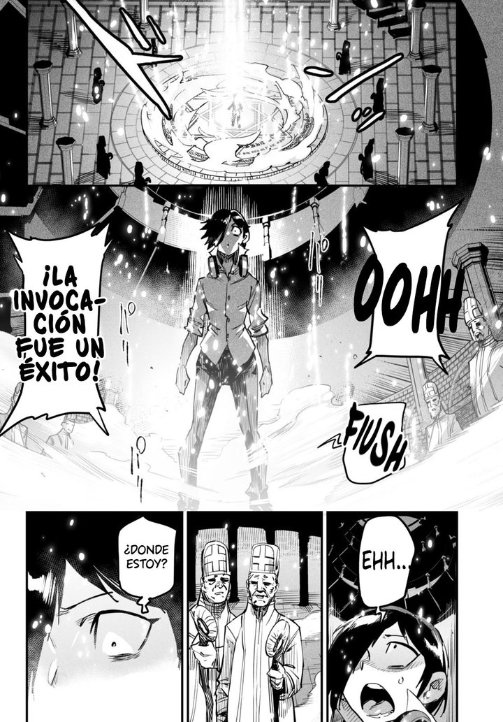 REENCARNADO EN UN COLISEO ~Utilizando la habilidad más débil para derrotar a las mujeres más fuertes y crear un harem de esclavas~ Capítulo 1 - Página 8