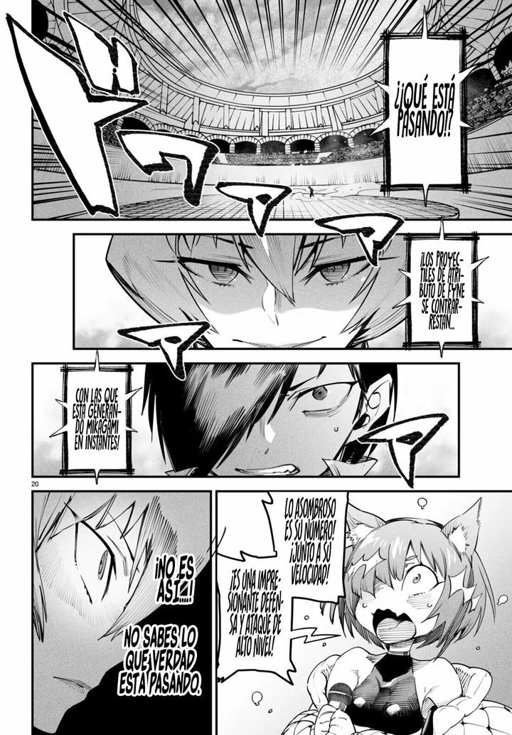 REENCARNADO EN UN COLISEO ~Utilizando la habilidad más débil para derrotar a las mujeres más fuertes y crear un harem de esclavas~ Capítulo 10 - Página 23