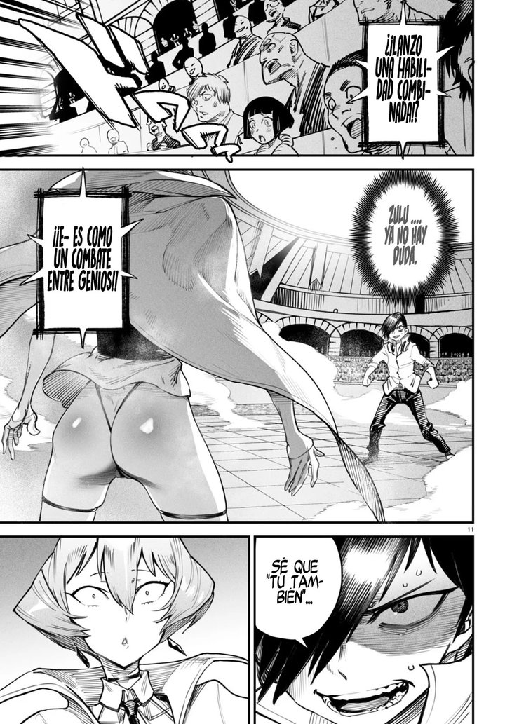 REENCARNADO EN UN COLISEO ~Utilizando la habilidad más débil para derrotar a las mujeres más fuertes y crear un harem de esclavas~ Capítulo 11 - Página 13