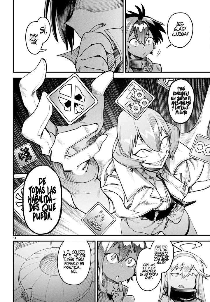 REENCARNADO EN UN COLISEO ~Utilizando la habilidad más débil para derrotar a las mujeres más fuertes y crear un harem de esclavas~ Capítulo 11 - Página 16