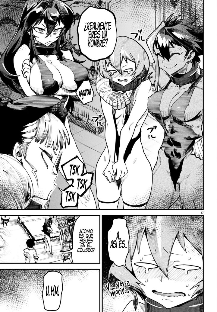REENCARNADO EN UN COLISEO ~Utilizando la habilidad más débil para derrotar a las mujeres más fuertes y crear un harem de esclavas~ Capítulo 13 - Página 18