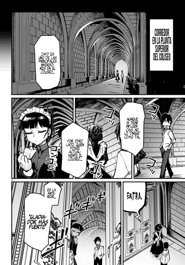 REENCARNADO EN UN COLISEO ~Utilizando la habilidad más débil para derrotar a las mujeres más fuertes y crear un harem de esclavas~ Capítulo 14 - Página 3