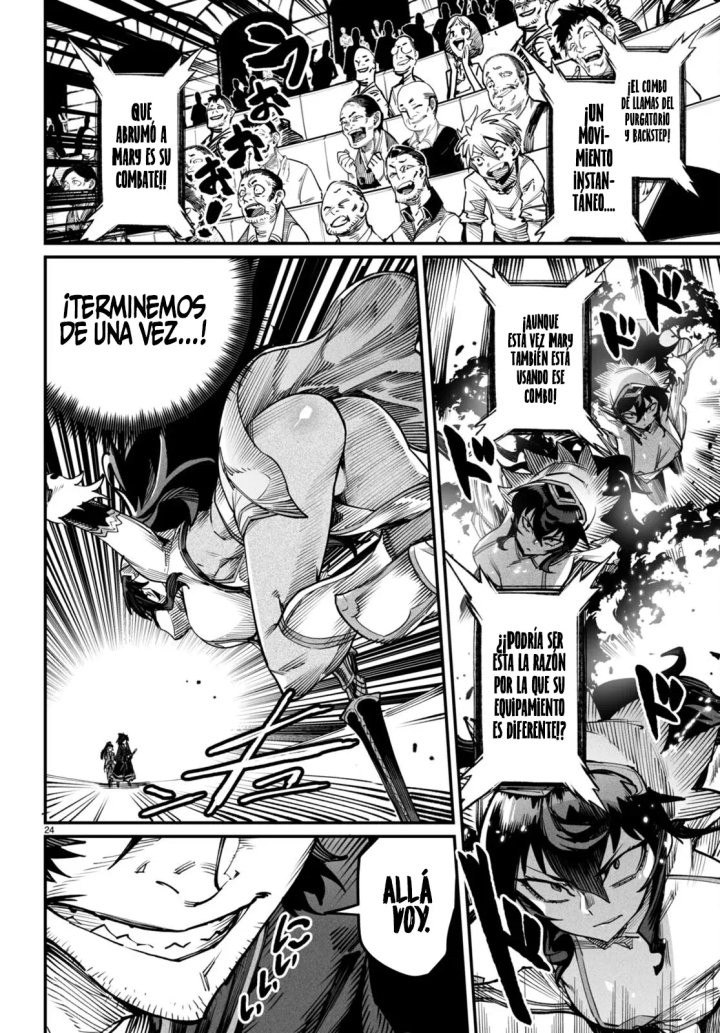 REENCARNADO EN UN COLISEO ~Utilizando la habilidad más débil para derrotar a las mujeres más fuertes y crear un harem de esclavas~ Capítulo 15 - Página 23