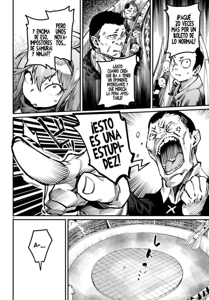 REENCARNADO EN UN COLISEO ~Utilizando la habilidad más débil para derrotar a las mujeres más fuertes y crear un harem de esclavas~ Capítulo 15 - Página 8