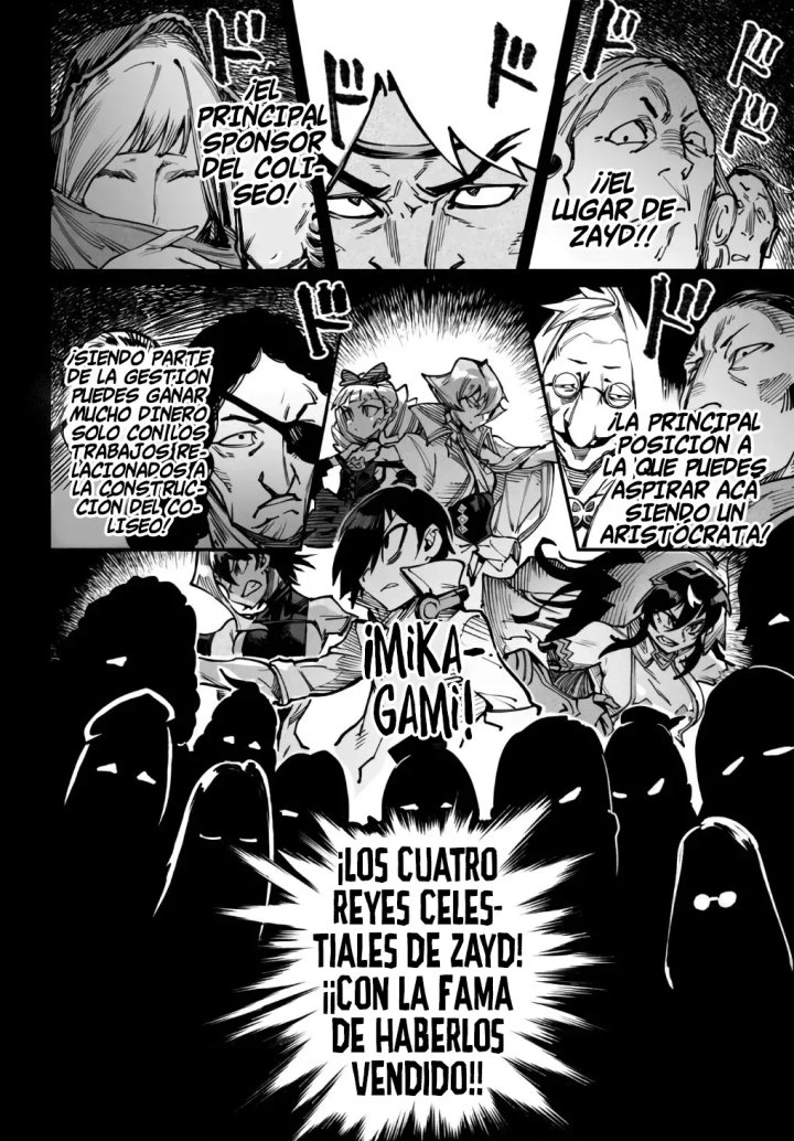REENCARNADO EN UN COLISEO ~Utilizando la habilidad más débil para derrotar a las mujeres más fuertes y crear un harem de esclavas~ Capítulo 18 - Página 12