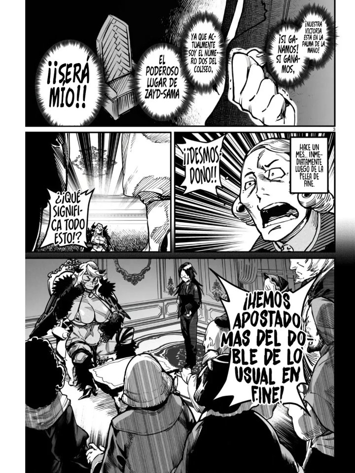 REENCARNADO EN UN COLISEO ~Utilizando la habilidad más débil para derrotar a las mujeres más fuertes y crear un harem de esclavas~ Capítulo 18 - Página 5