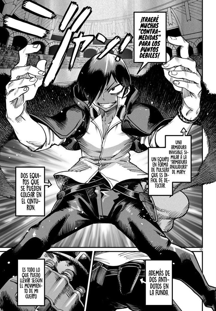 REENCARNADO EN UN COLISEO ~Utilizando la habilidad más débil para derrotar a las mujeres más fuertes y crear un harem de esclavas~ Capítulo 21 - Página 16