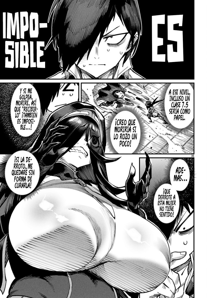 REENCARNADO EN UN COLISEO ~Utilizando la habilidad más débil para derrotar a las mujeres más fuertes y crear un harem de esclavas~ Capítulo 21 - Página 36