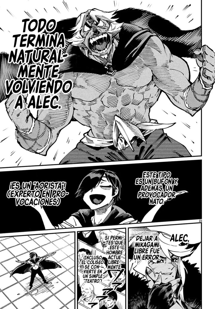 REENCARNADO EN UN COLISEO ~Utilizando la habilidad más débil para derrotar a las mujeres más fuertes y crear un harem de esclavas~ Capítulo 24 - Página 26