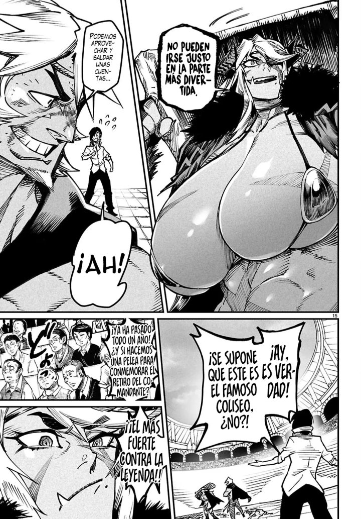 REENCARNADO EN UN COLISEO ~Utilizando la habilidad más débil para derrotar a las mujeres más fuertes y crear un harem de esclavas~ Capítulo 26 - Página 17