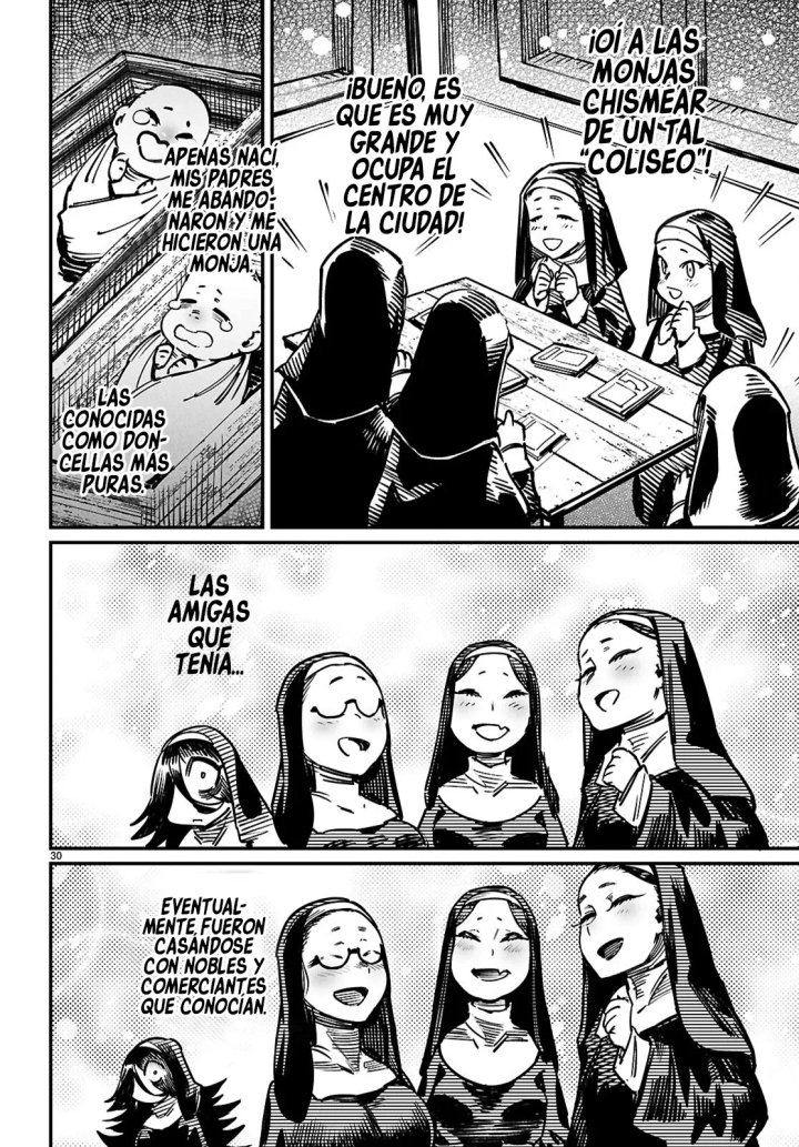REENCARNADO EN UN COLISEO ~Utilizando la habilidad más débil para derrotar a las mujeres más fuertes y crear un harem de esclavas~ Capítulo 26 - Página 32