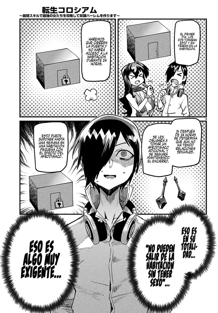 REENCARNADO EN UN COLISEO ~Utilizando la habilidad más débil para derrotar a las mujeres más fuertes y crear un harem de esclavas~ Capítulo 3 - Página 10