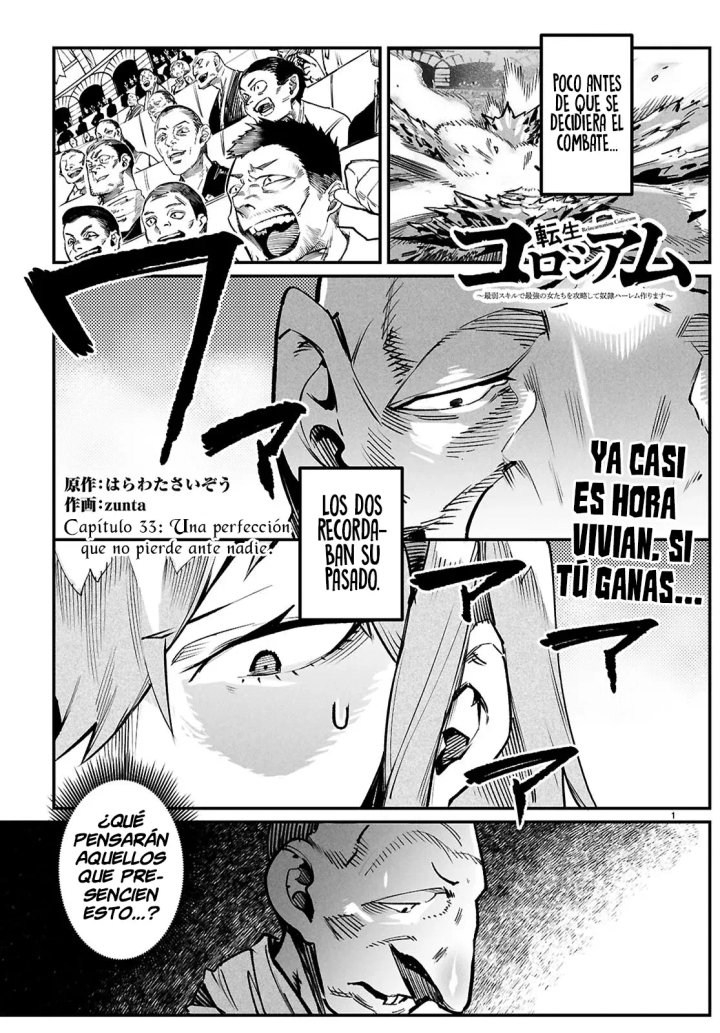 REENCARNADO EN UN COLISEO ~Utilizando la habilidad más débil para derrotar a las mujeres más fuertes y crear un harem de esclavas~ Capítulo 33 - Página 2