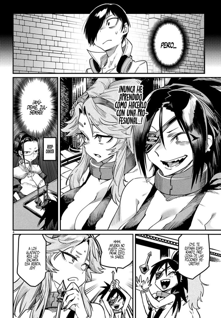 REENCARNADO EN UN COLISEO ~Utilizando la habilidad más débil para derrotar a las mujeres más fuertes y crear un harem de esclavas~ Capítulo 34 - Página 10