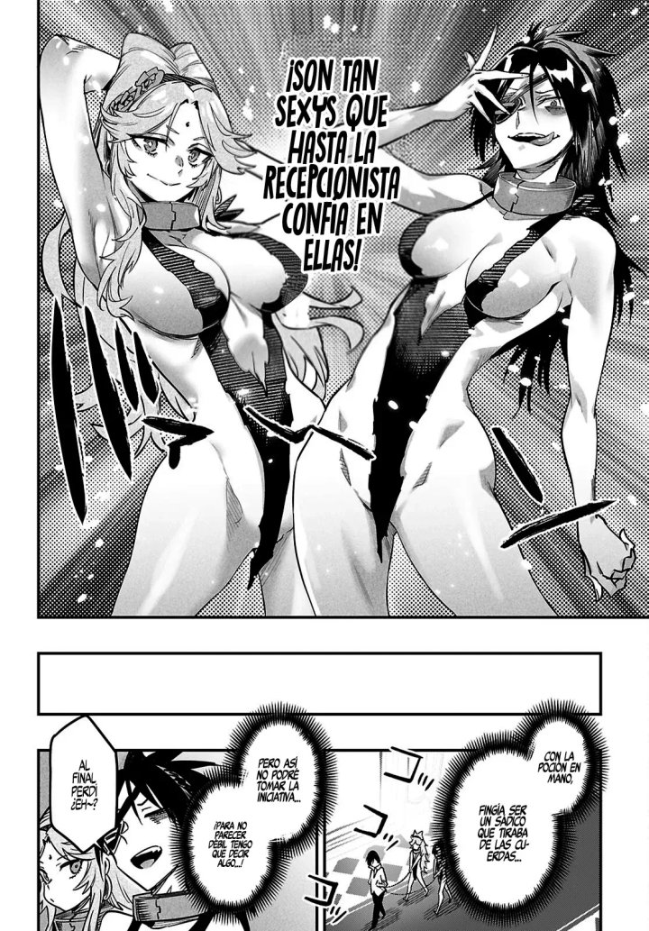 REENCARNADO EN UN COLISEO ~Utilizando la habilidad más débil para derrotar a las mujeres más fuertes y crear un harem de esclavas~ Capítulo 34 - Página 12