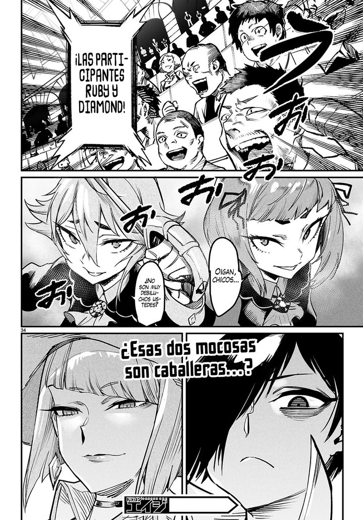 REENCARNADO EN UN COLISEO ~Utilizando la habilidad más débil para derrotar a las mujeres más fuertes y crear un harem de esclavas~ Capítulo 35 - Página 35