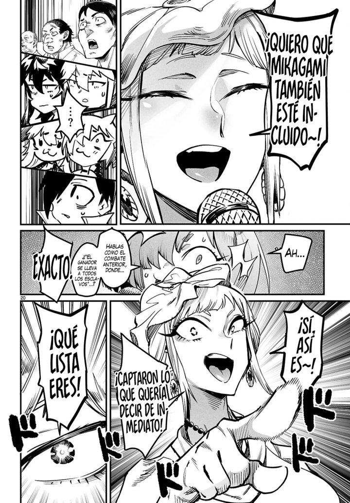REENCARNADO EN UN COLISEO ~Utilizando la habilidad más débil para derrotar a las mujeres más fuertes y crear un harem de esclavas~ Capítulo 36 - Página 23