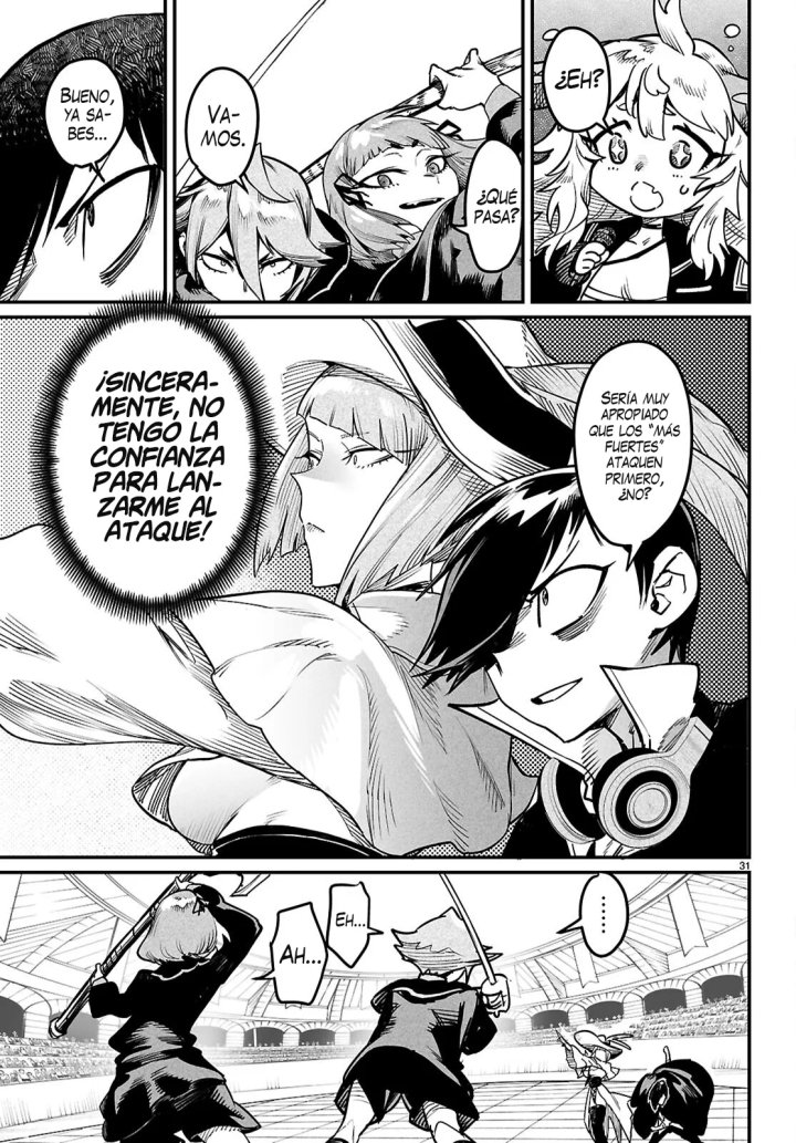 REENCARNADO EN UN COLISEO ~Utilizando la habilidad más débil para derrotar a las mujeres más fuertes y crear un harem de esclavas~ Capítulo 36 - Página 34