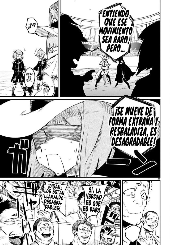 REENCARNADO EN UN COLISEO ~Utilizando la habilidad más débil para derrotar a las mujeres más fuertes y crear un harem de esclavas~ Capítulo 37 - Página 33