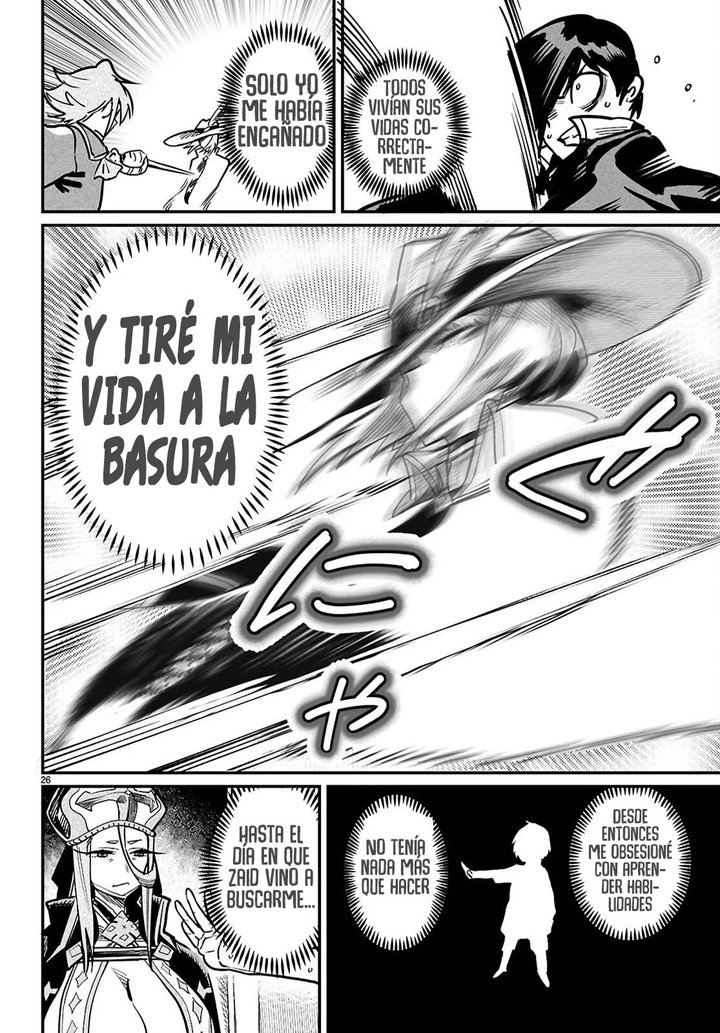 REENCARNADO EN UN COLISEO ~Utilizando la habilidad más débil para derrotar a las mujeres más fuertes y crear un harem de esclavas~ Capítulo 38 - Página 27