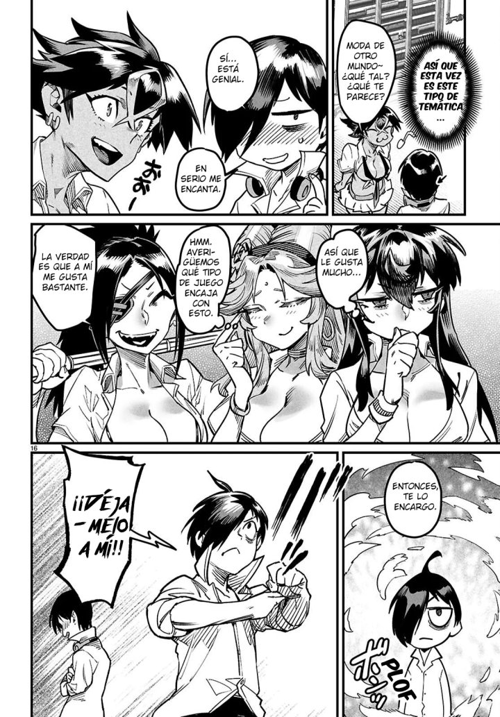 REENCARNADO EN UN COLISEO ~Utilizando la habilidad más débil para derrotar a las mujeres más fuertes y crear un harem de esclavas~ Capítulo 41 - Página 16
