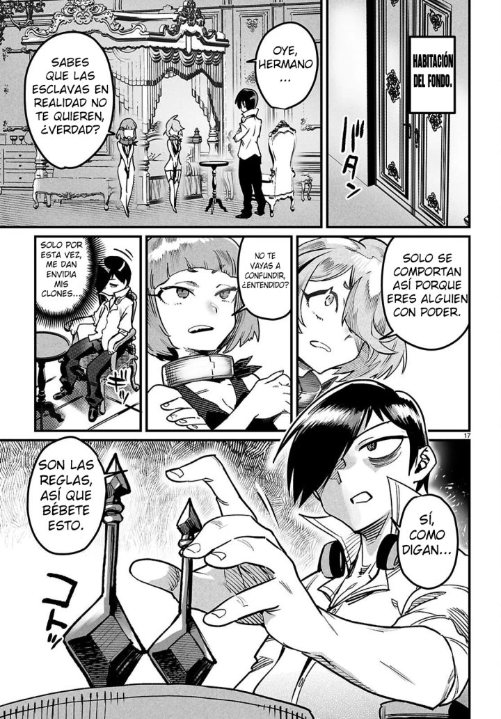 REENCARNADO EN UN COLISEO ~Utilizando la habilidad más débil para derrotar a las mujeres más fuertes y crear un harem de esclavas~ Capítulo 41 - Página 17