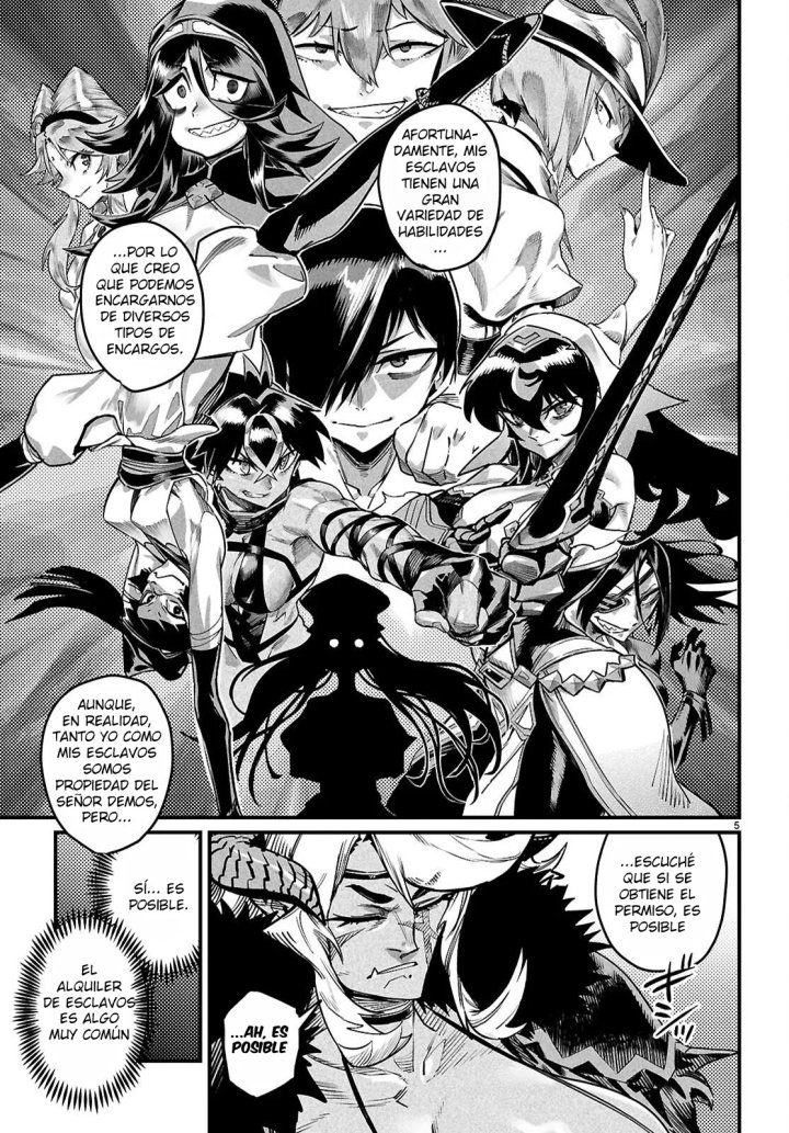 REENCARNADO EN UN COLISEO ~Utilizando la habilidad más débil para derrotar a las mujeres más fuertes y crear un harem de esclavas~ Capítulo 42 - Página 6