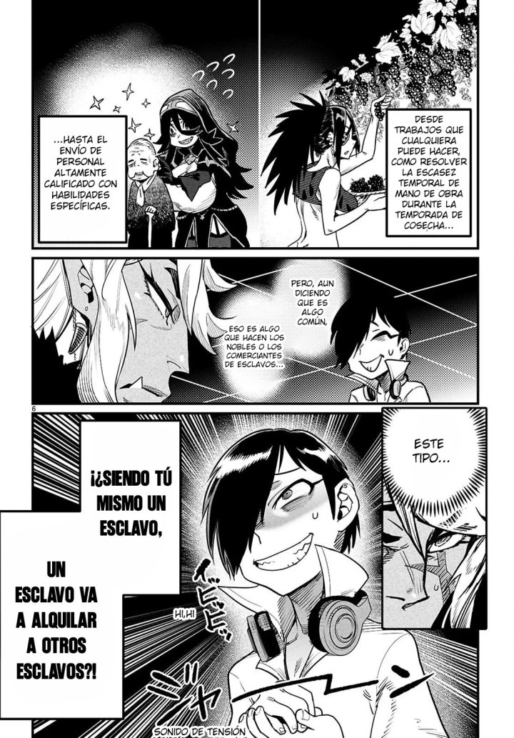 REENCARNADO EN UN COLISEO ~Utilizando la habilidad más débil para derrotar a las mujeres más fuertes y crear un harem de esclavas~ Capítulo 42 - Página 7