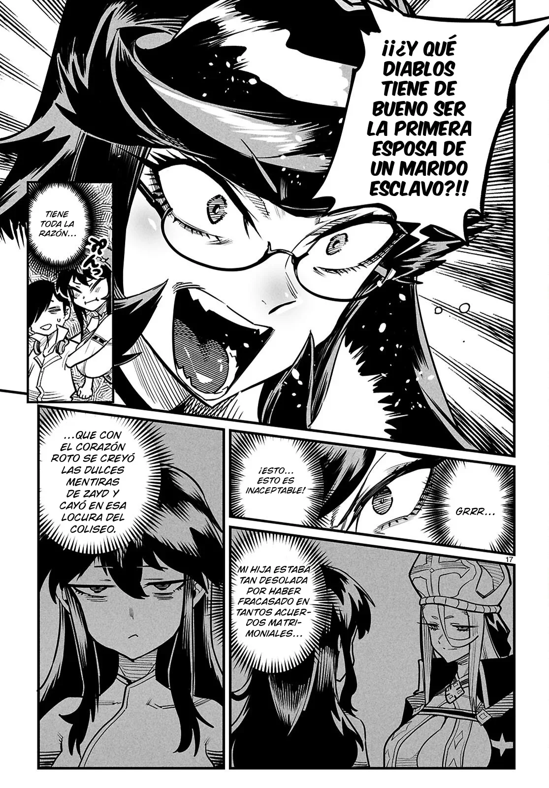 REENCARNADO EN UN COLISEO ~Utilizando la habilidad más débil para derrotar a las mujeres más fuertes y crear un harem de esclavas~ Capítulo 43 - Página 19