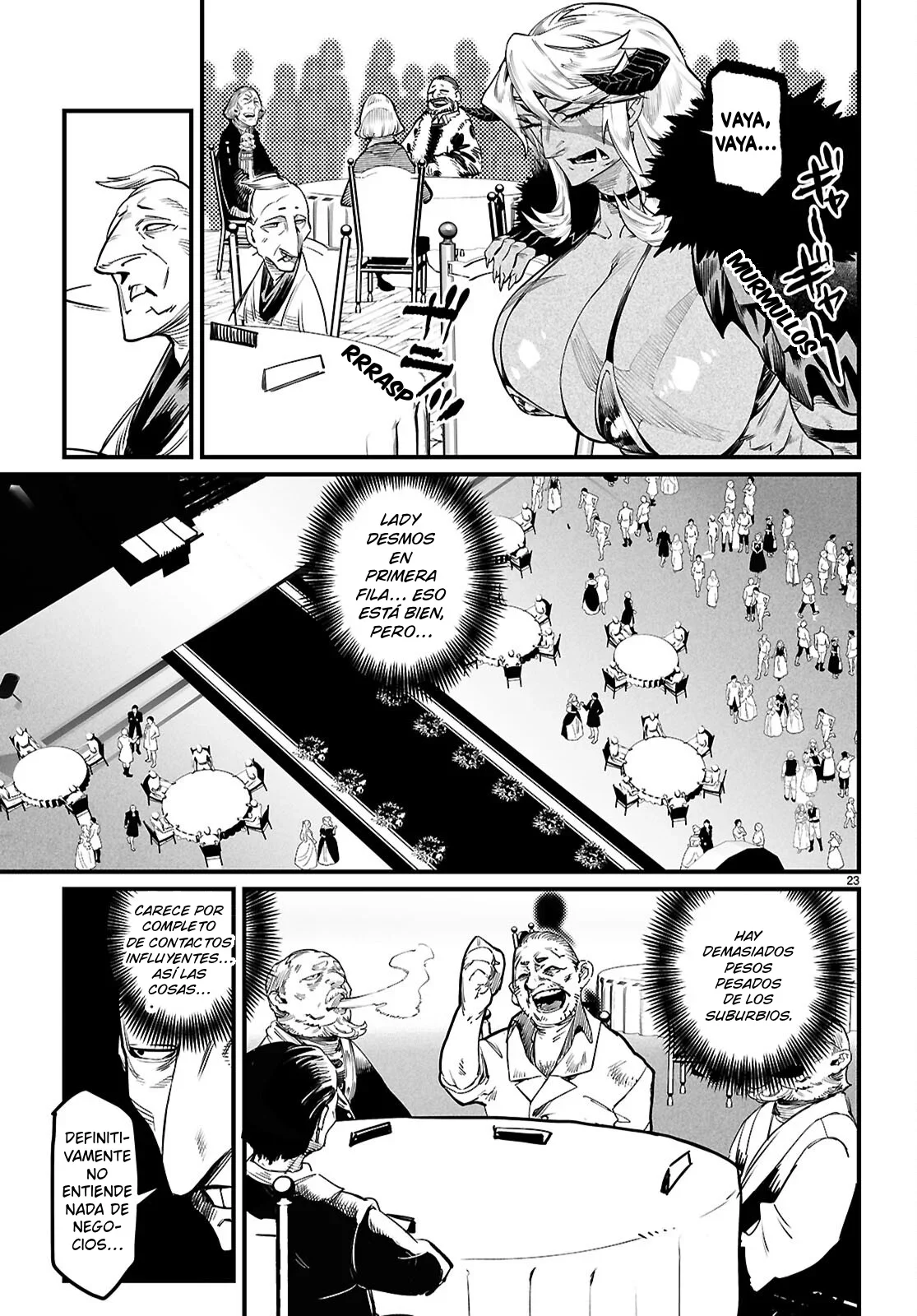 REENCARNADO EN UN COLISEO ~Utilizando la habilidad más débil para derrotar a las mujeres más fuertes y crear un harem de esclavas~ Capítulo 43 - Página 25