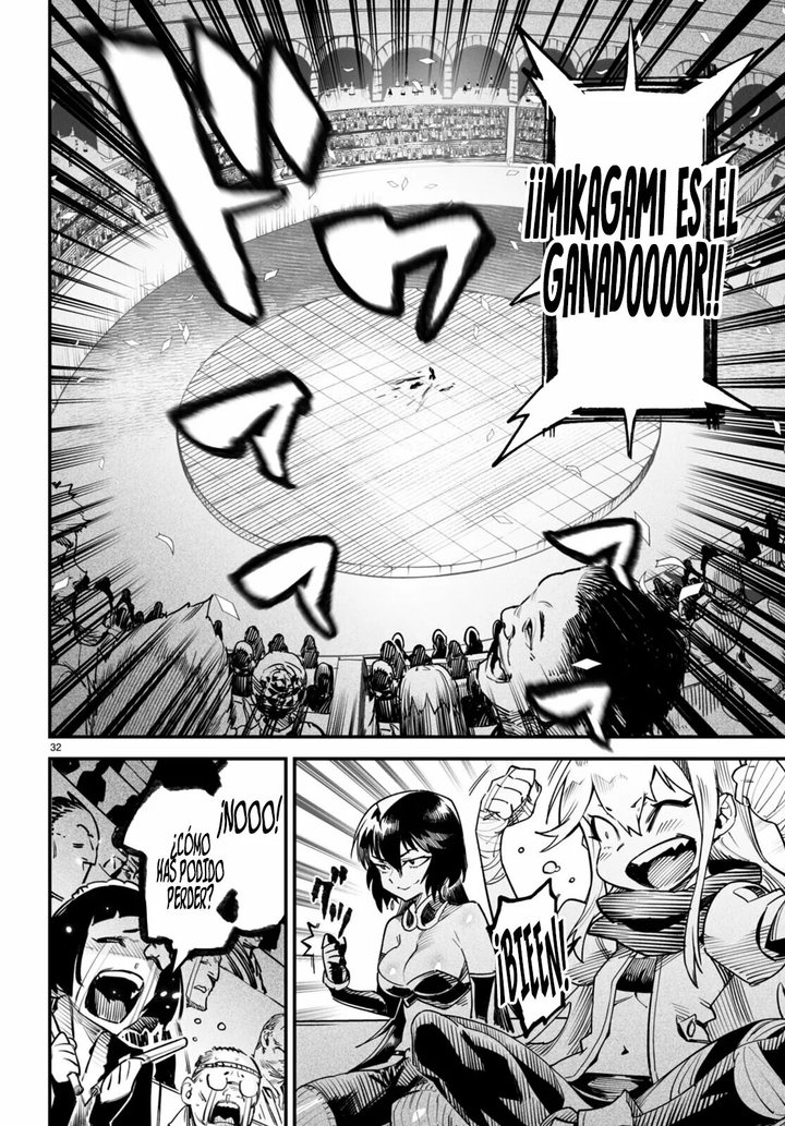 REENCARNADO EN UN COLISEO ~Utilizando la habilidad más débil para derrotar a las mujeres más fuertes y crear un harem de esclavas~ Capítulo 8 - Página 32