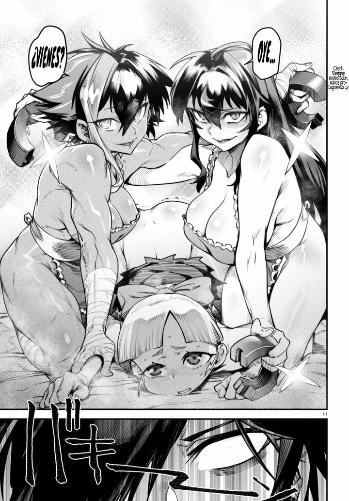 REENCARNADO EN UN COLISEO ~Utilizando la habilidad más débil para derrotar a las mujeres más fuertes y crear un harem de esclavas~ Capítulo 9 - Página 12