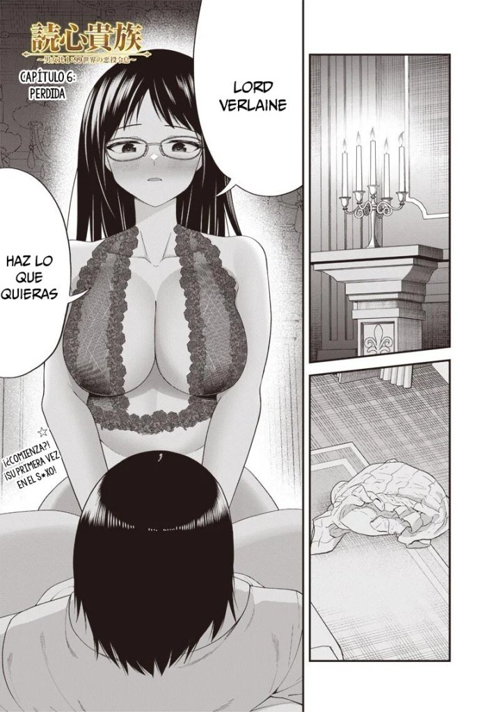 Telepathic Aristocrat ~Villainous Young Noble in a World with a 1:99 Male-to-Female Ratio~ Capítulo 6.1 - Página 1