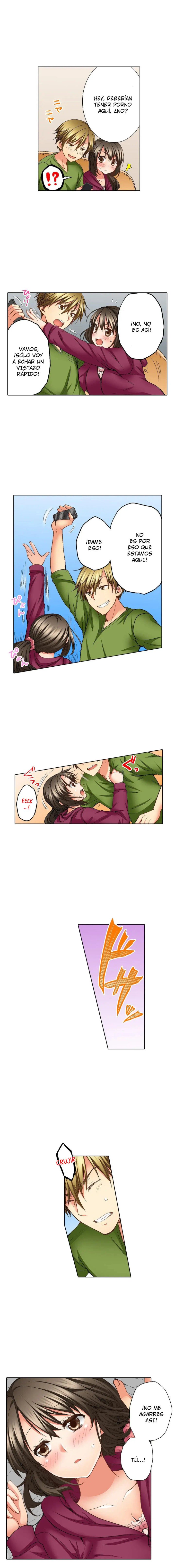 Osananajimi ni Ikasareru Nante...! Doukyo Shonichi ni Kenka Ecchi Capítulo 10 - Página 9