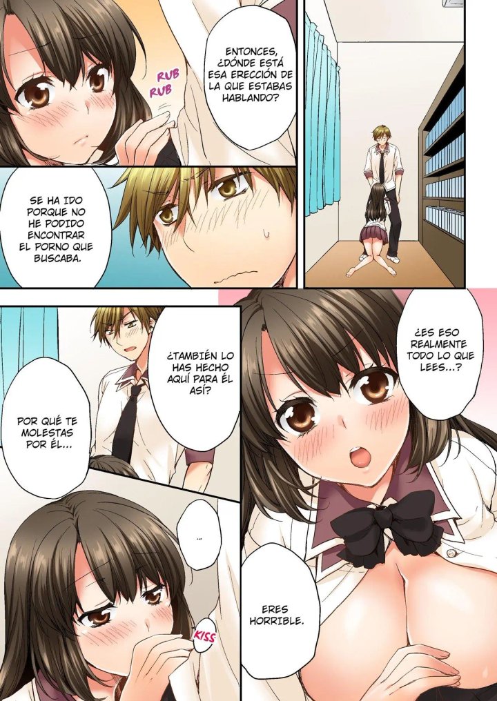 Osananajimi ni Ikasareru Nante...! Doukyo Shonichi ni Kenka Ecchi Capítulo 13 - Página 8