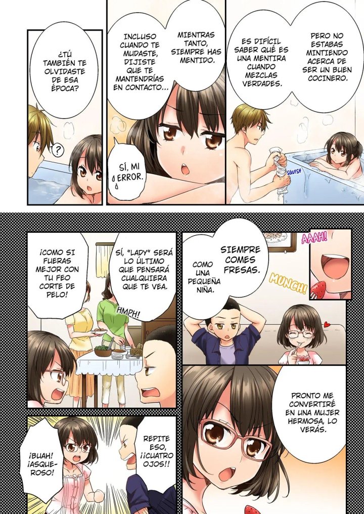 Osananajimi ni Ikasareru Nante...! Doukyo Shonichi ni Kenka Ecchi Capítulo 16 - Página 7