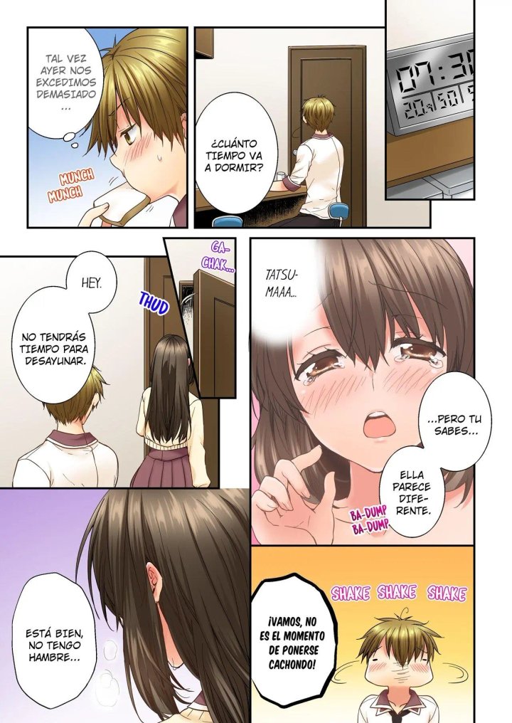 Osananajimi ni Ikasareru Nante...! Doukyo Shonichi ni Kenka Ecchi Capítulo 18 - Página 8